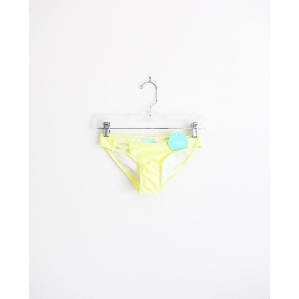 Suboo Yellow Chartreuse Bikini Bottoms sz XS - NWT